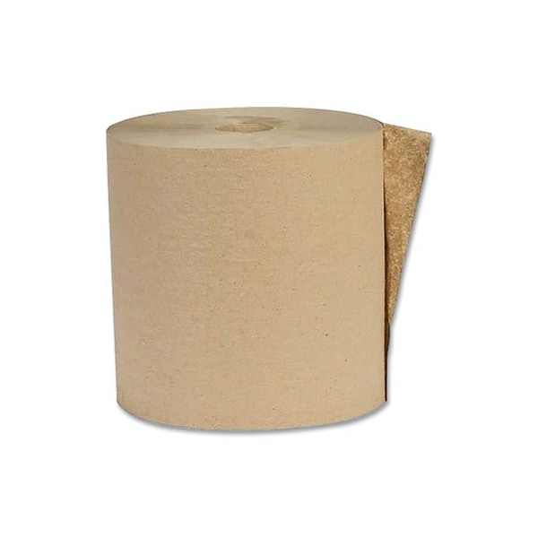 American Paper Converting Hardwound Hardwound Paper Towels, 1-ply Ply, 800 ft, Kraft APVEK80166 - main